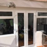 Double glazed doors