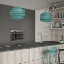 Turquoise kitchen