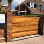 Wooden + Metal Electric Gates